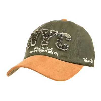 Galla Kšiltovka s nášivkou Unisex NYC zelená