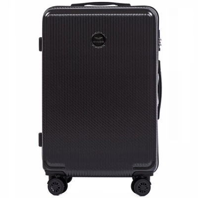 Wings PC565 Cestovný kufor škrupinový 35L čierny