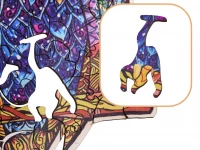 KIK KX5371 Dřevěné puzzle sova A3 130 prvků