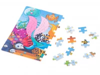 KIK KX5364 Puzzle v plechovej krabičke morská panna 100 ks