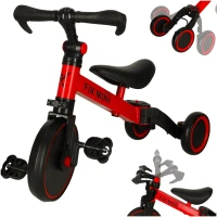 Trike Fix KX5377 Multifunkčná detská trojkolka 3 v 1 Goodboy - červená