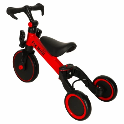 Trike Fix KX5377 Multifunkčná detská trojkolka 3 v 1 Goodboy - červená