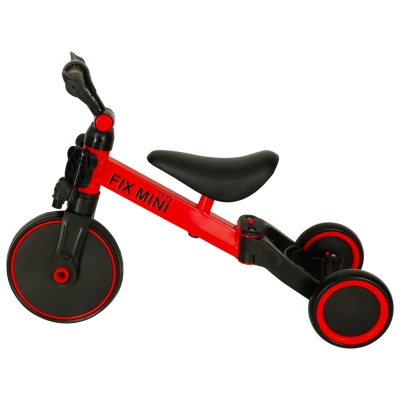 Trike Fix KX5377 Multifunkčná detská trojkolka 3 v 1 Goodboy - červená