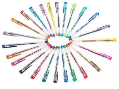 KIK KX5555 Gelová pera sada 25 ks 