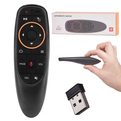 KIK KX5656 Pilotní vzduchová myš G10 Smart TV Box Mikrofon x9