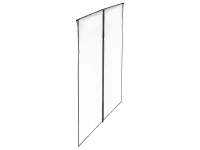 KIK KX6127 Moskytiéra do dverí s magnetmi 100 x 210cm čierna