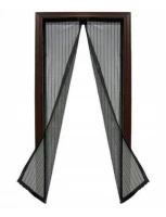 KIK KX6127 Moskytiéra do dveří s magnety 85 x 210cm černá