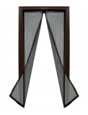 KIK KX6127 Moskytiéra do dveří s magnety 85 x 210cm černá