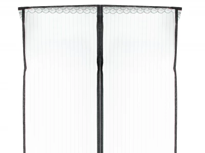 KIK KX6127 Moskytiéra do dverí s magnetmi 160 x 230cm čierna