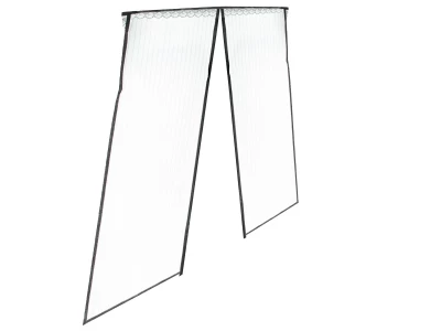 KIK KX6127 Moskytiéra do dverí s magnetmi 160 x 230cm čierna