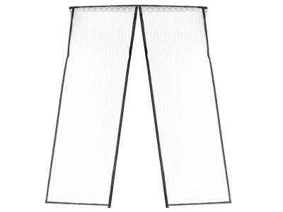 KIK KX6127 Moskytiéra do dverí s magnetmi 160 x 230cm čierna