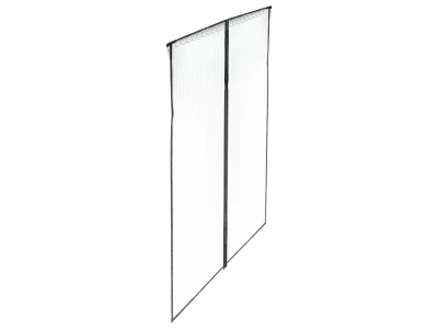KIK KX6127 Moskytiéra do dverí s magnetmi 160 x 230cm čierna