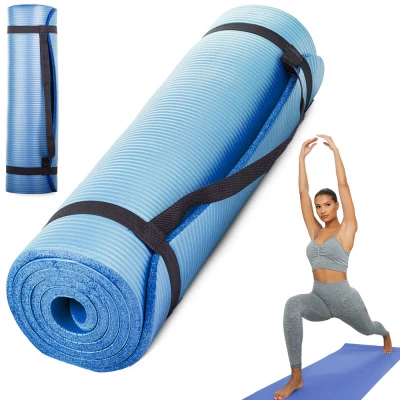 Verk Fitness podložka na cvičení 180 x 60 cm modrá