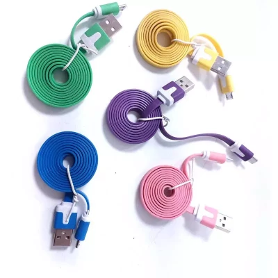Pronett XJ1328 Micro USB kabel plochý 95 cm color