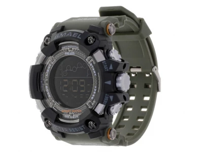 KIK KX5268 Pánské Army hodinky LED SMAEL zelené