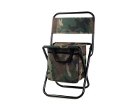 Verk 01661 Kempingová skládací židle s brašnou 2v1 maskáč