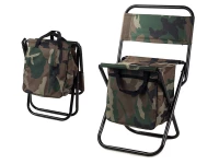 Verk 01661 Kempingová skládací židle s brašnou 2v1 maskáč