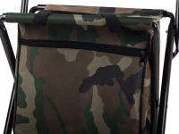 Verk 01661 Kempingová skládací židle s brašnou 2v1 maskáč