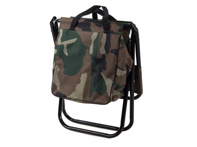 Verk 01661 Kempingová skládací židle s brašnou 2v1 maskáč
