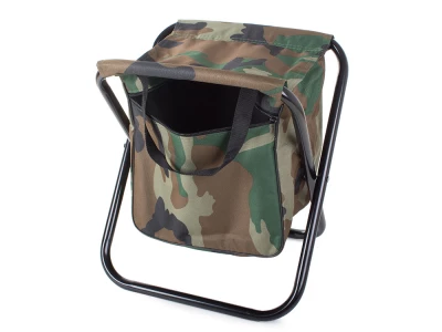 Verk 01663 Kempingová skládací stolička s brašnou maskáč