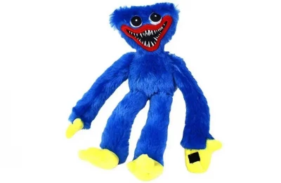 Effly Plyšový Huggy Wuggy 40 cm - modrý