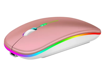 APT AK211C Bezdrátová optická myš LED RGB Rose Gold