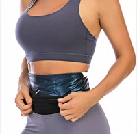 Pronett XJ4325 Neoprénový pás na chudnutie, čierny L/XL