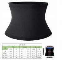 Pronett XJ4325 Neoprénový pás na chudnutie, čierny L/XL