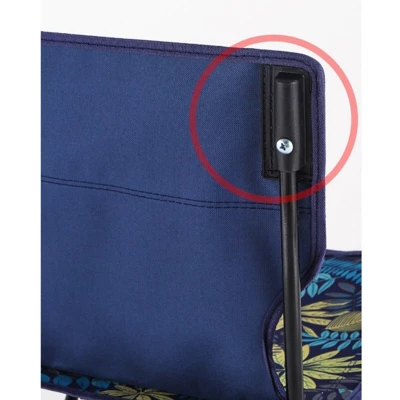 eCa KRT01 Kempingové skladacie kreslo modré