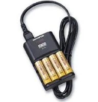 Originální Olympus BU-90SE nabíječka NiMH článků + 4ks akku článků 