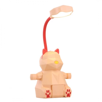 eCa LAMW06 Dětská lampa se zvířátkem oranžová