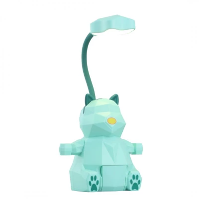 eCa LAMW06 Detská lampa so zvieratkom zelená