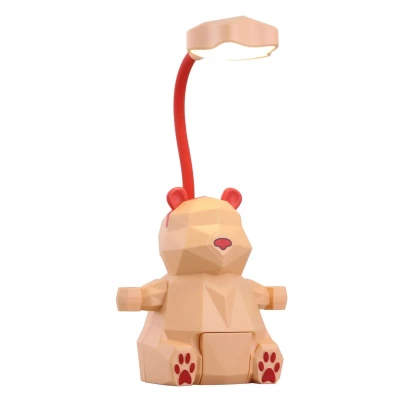 eCa LAMW05 Detská lampa so zvieratkom oranžová