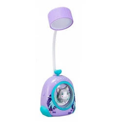 eCa LAMW01 Dětská lampa se zvířátkem fialová