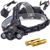 BAILONG Čelovka LED CREE XML-T6 2X XP-E