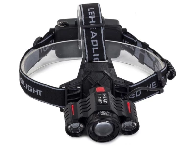 BAILONG Čelovka LED CREE XML-T6 2X XP-E