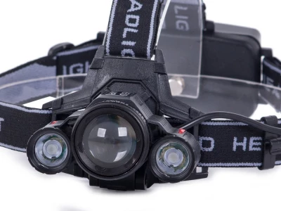 BAILONG Čelovka LED CREE XML-T6 2X XP-E