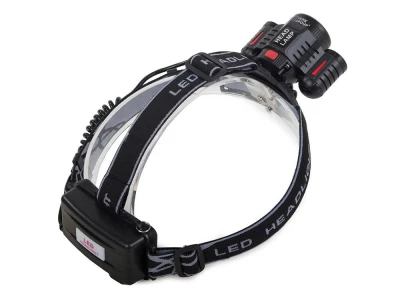 BAILONG Čelovka LED CREE XML-T6 2X XP-E
