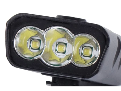 Verk 14264 Přední světlo na kolo LED CREE XM-L T6 x 3