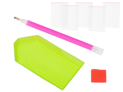 KIK KX5259 Diamantové malování 5D - Rozkvetlá třešeň 