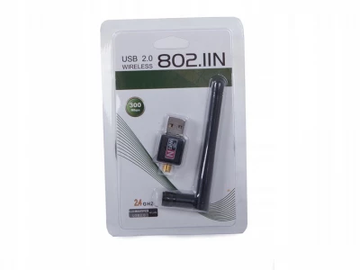 Verk 06194 Wi-Fi adaptér s odnímatelnou anténou USB 300 Mbps