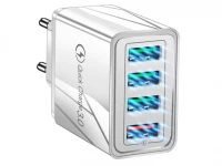 Verk 06262 Nabíječka s rychlonabíjením 4x USB 3.0 Quick Charge 