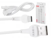 KIK KX5328 Synchronizačný a nabíjací kábel USB-C 1 M biely