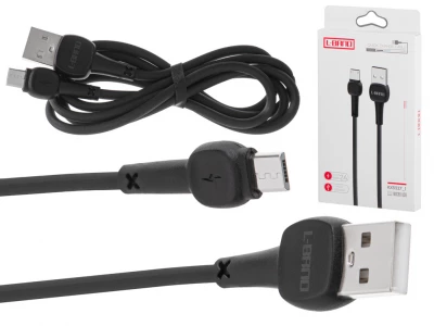KIK KX5327 Synchronizační a nabíjecí kabel Micro USB 1M černý