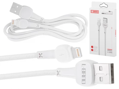 KIK KX5326 Synchronizační a nabíjecí kabel pro iPhone 1M bílý