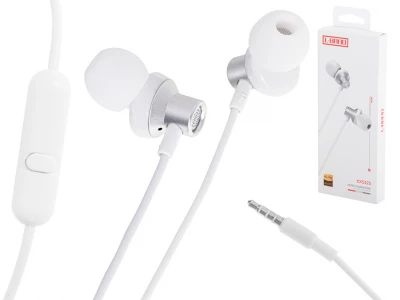 KIK KX5323 Sluchátka Jack 3,5 mm bílé