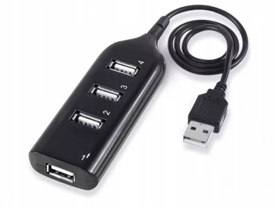 Verk 06257 USB Hub 2.0, 4 porty