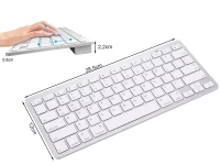 Verk 06245 Bluetooth klávesnice iOS/Android/Win bílá