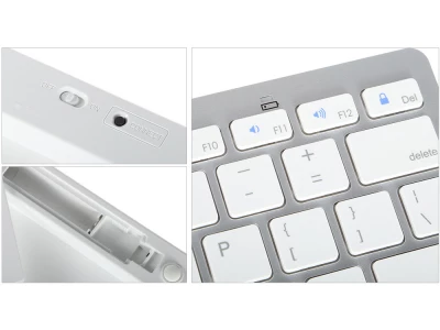 Verk 06245 Bluetooth klávesnice iOS/Android/Win bílá