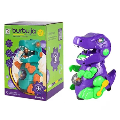 Effly 2355 Bubble dinosaurus s automatickým bublifukom hudbou a LED svetlami